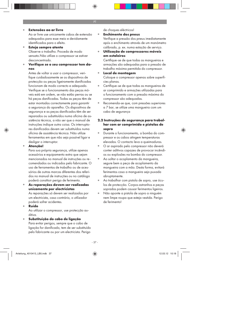 Parkside PKO 400 A1 User Manual | Page 37 / 78
