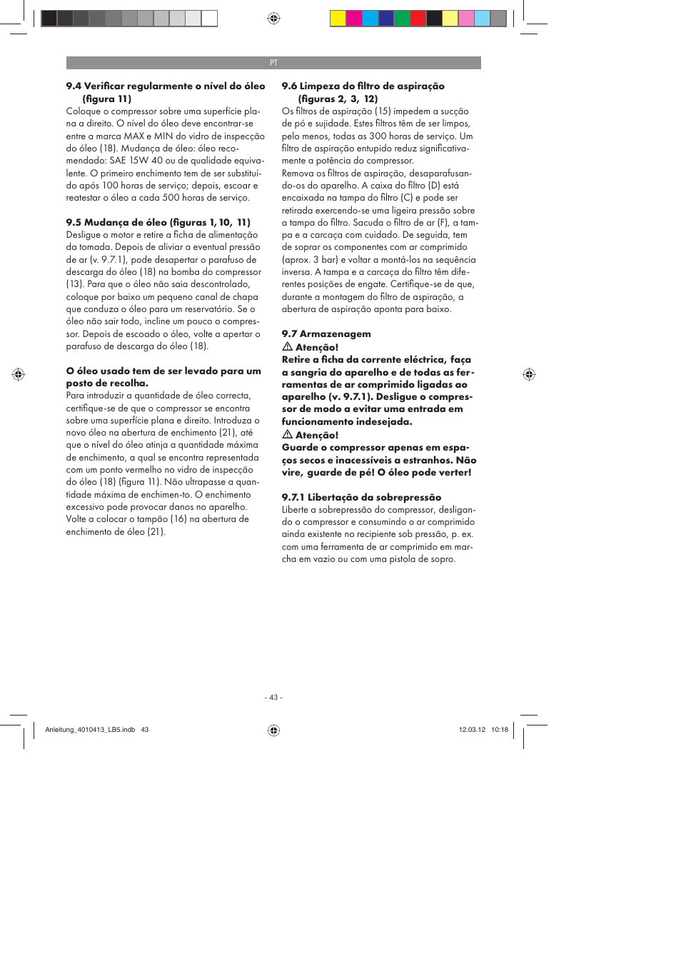 Parkside PKO 400 A1 User Manual | Page 43 / 78