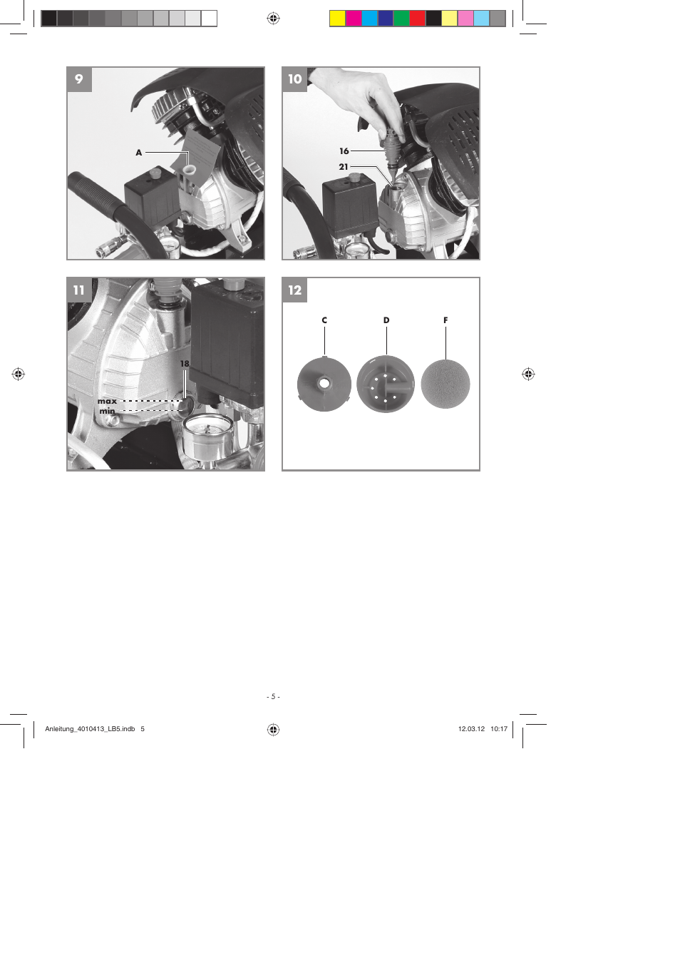 Parkside PKO 400 A1 User Manual | Page 5 / 78