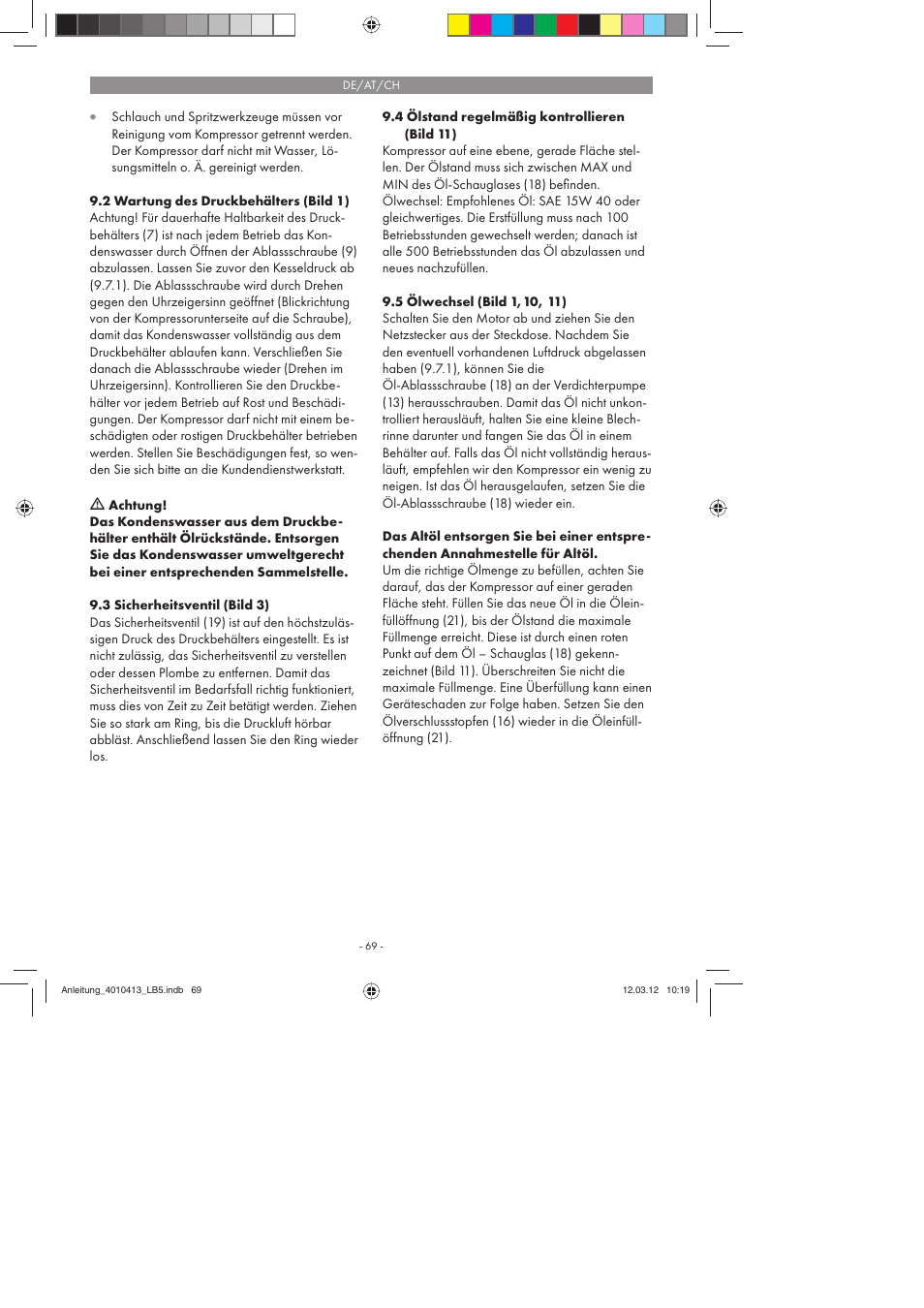 Parkside PKO 400 A1 User Manual | Page 69 / 78