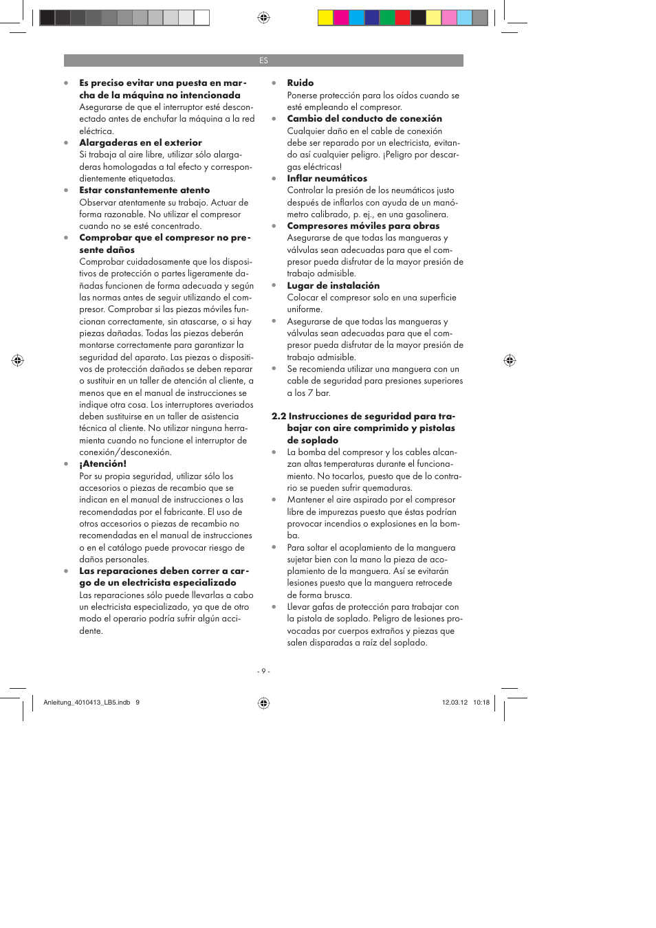 Parkside PKO 400 A1 User Manual | Page 9 / 78