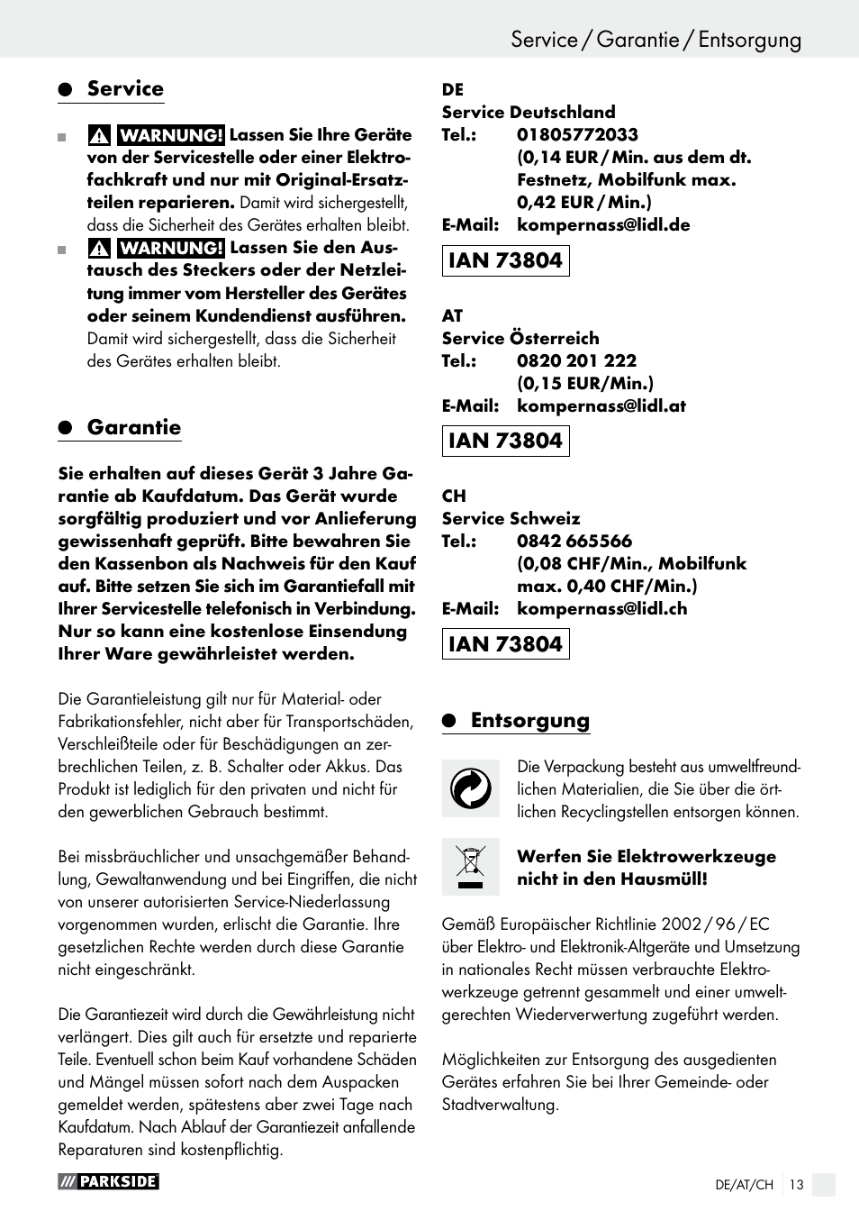 Parkside PBS 600 A1 User Manual | Page 13 / 45