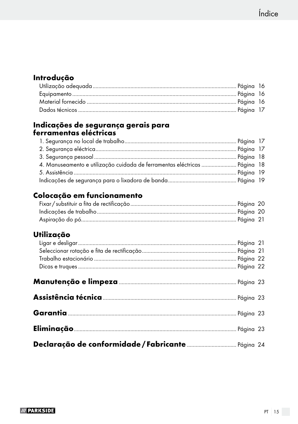 Parkside PBS 600 A1 User Manual | Page 15 / 45