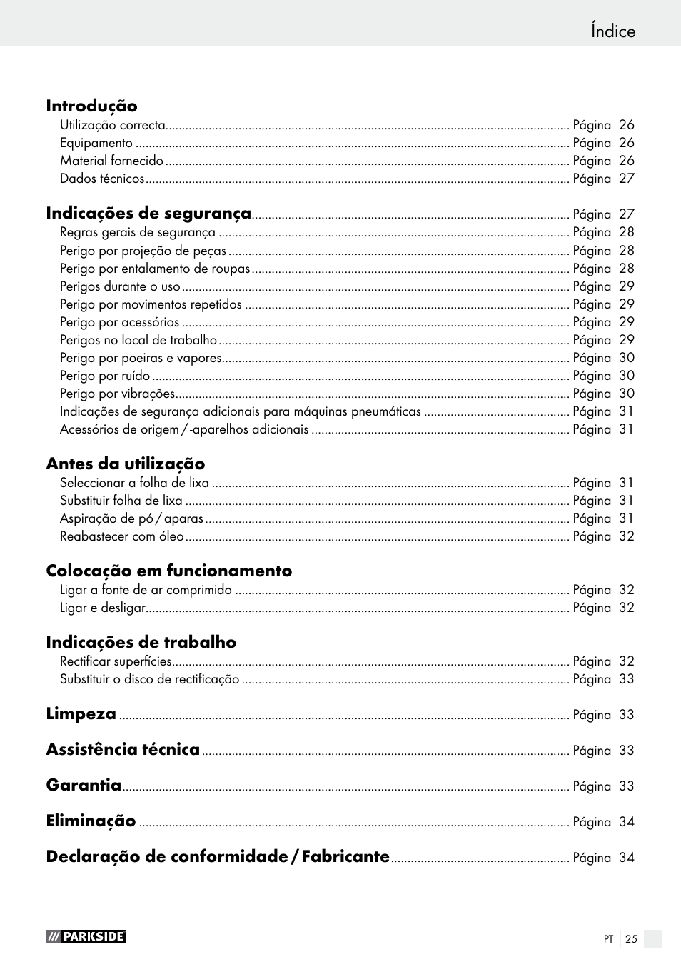 Parkside PDEXS 150 A1 User Manual | Page 25 / 56