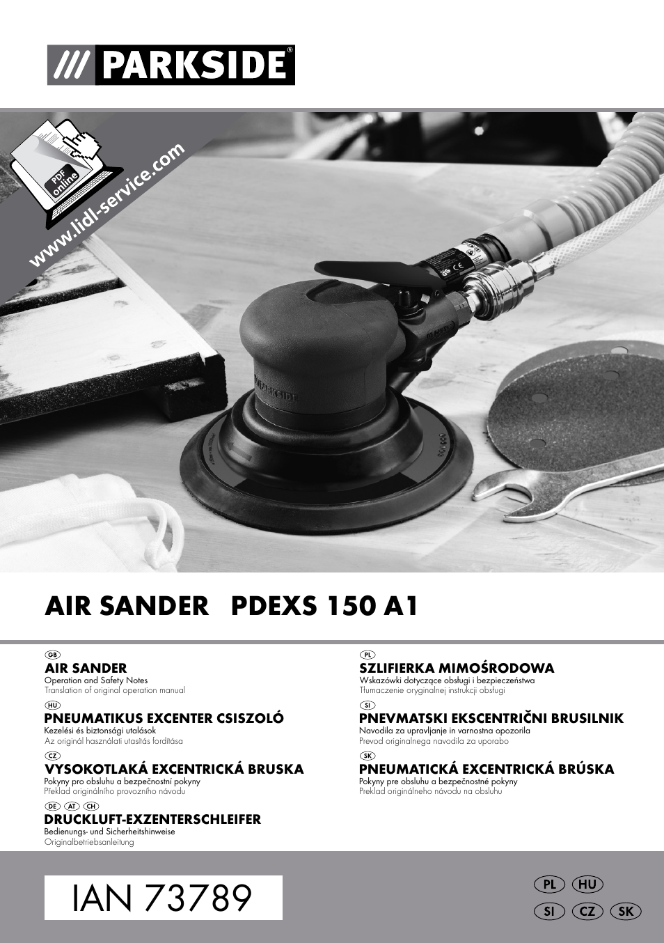 Parkside PDEXS 150 A1 User Manual | 78 pages