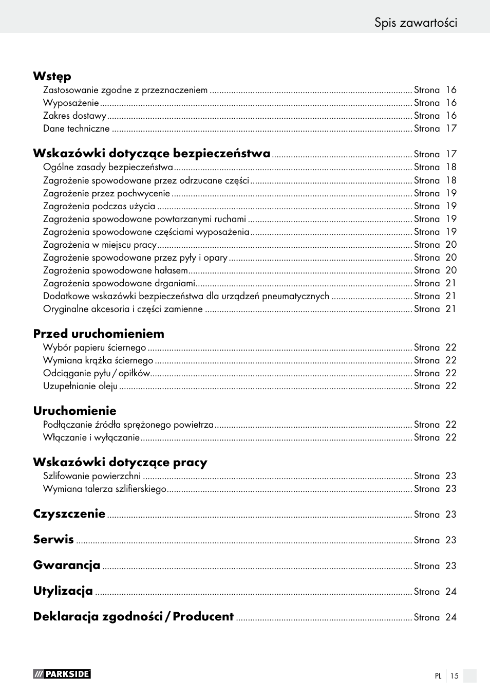 Parkside PDEXS 150 A1 User Manual | Page 15 / 78