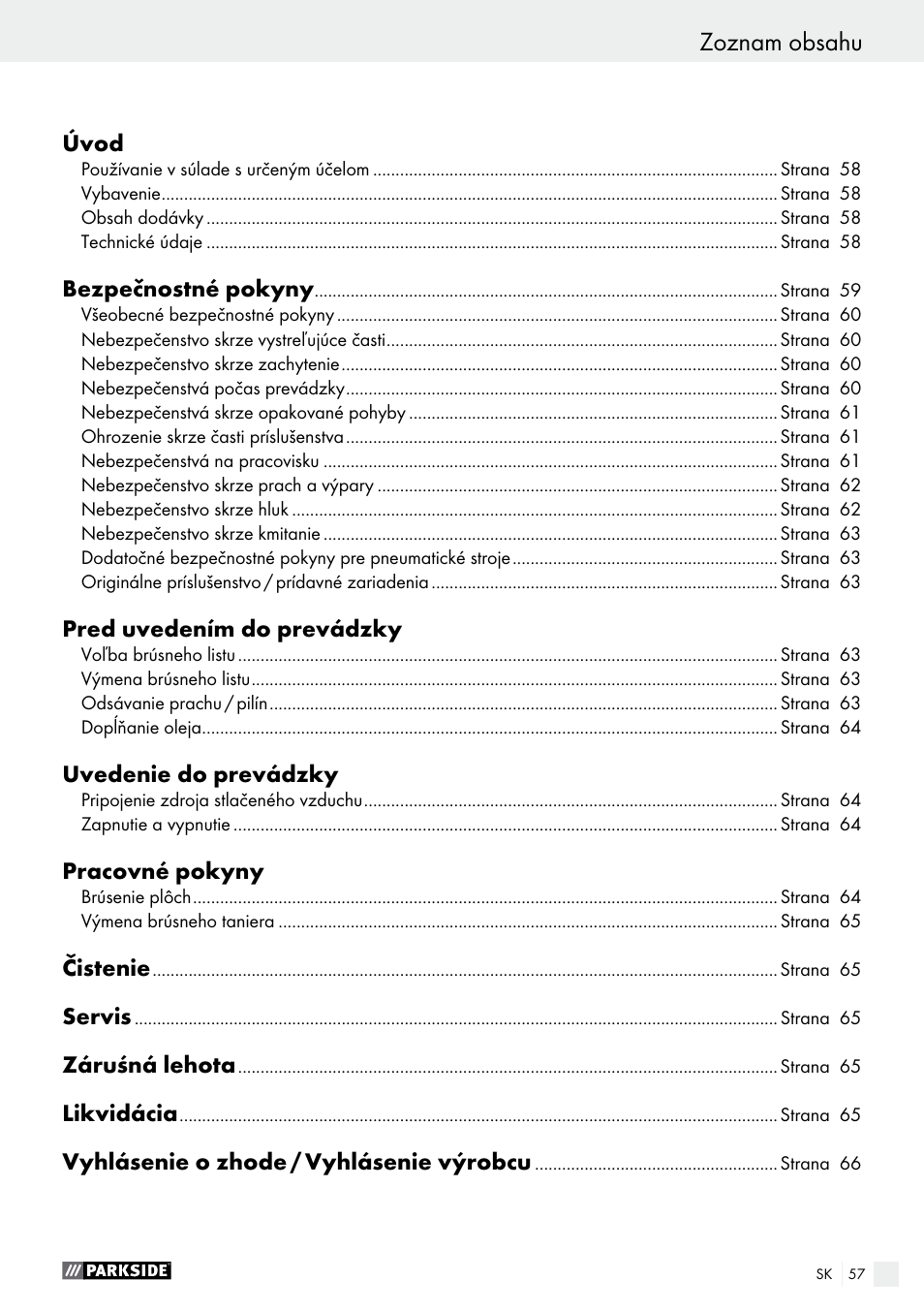 Parkside PDEXS 150 A1 User Manual | Page 57 / 78
