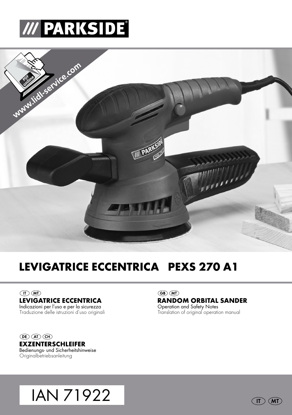 Parkside PEXS 270 A1 User Manual | 32 pages