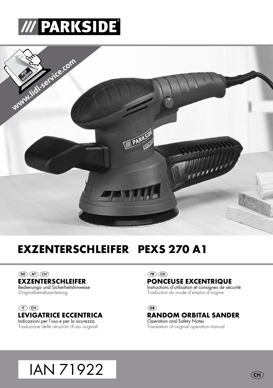 Parkside PEXS 270 A1 User Manual | 43 pages