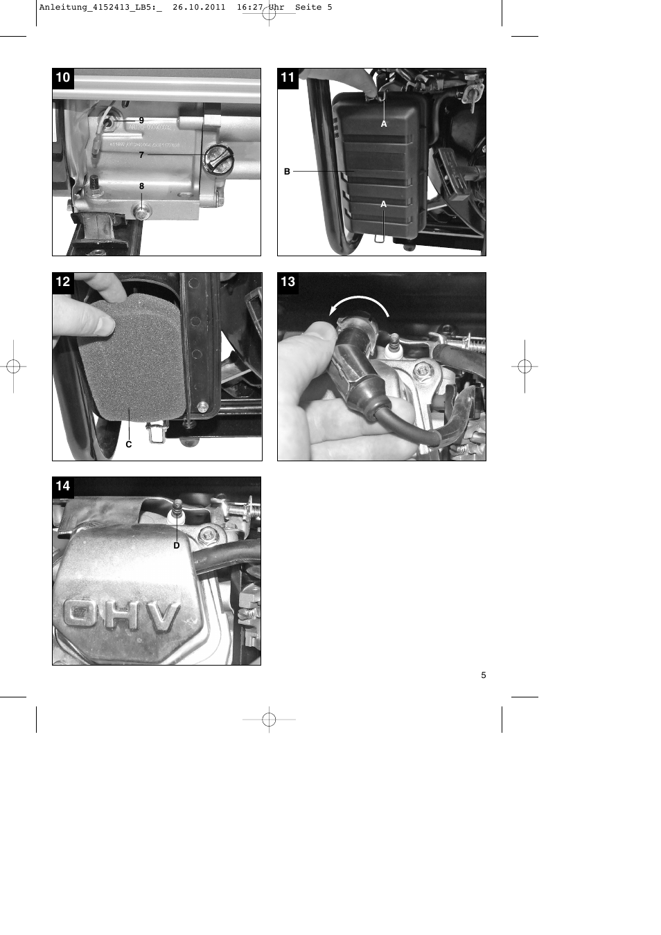 Parkside PSE 2800 A1 User Manual | Page 5 / 68