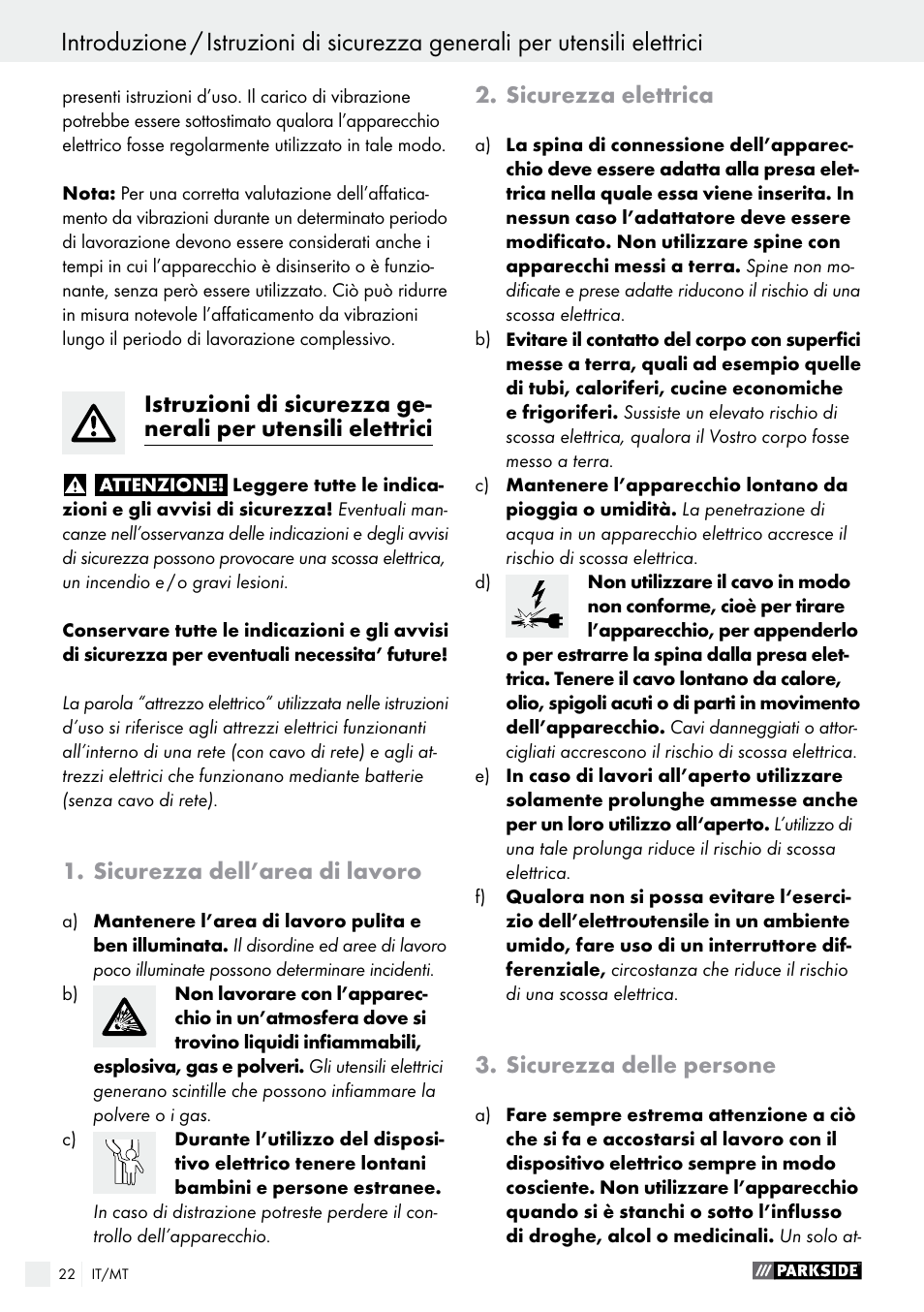 Parkside PFBS 9.6 A1 User Manual | Page 22 / 75