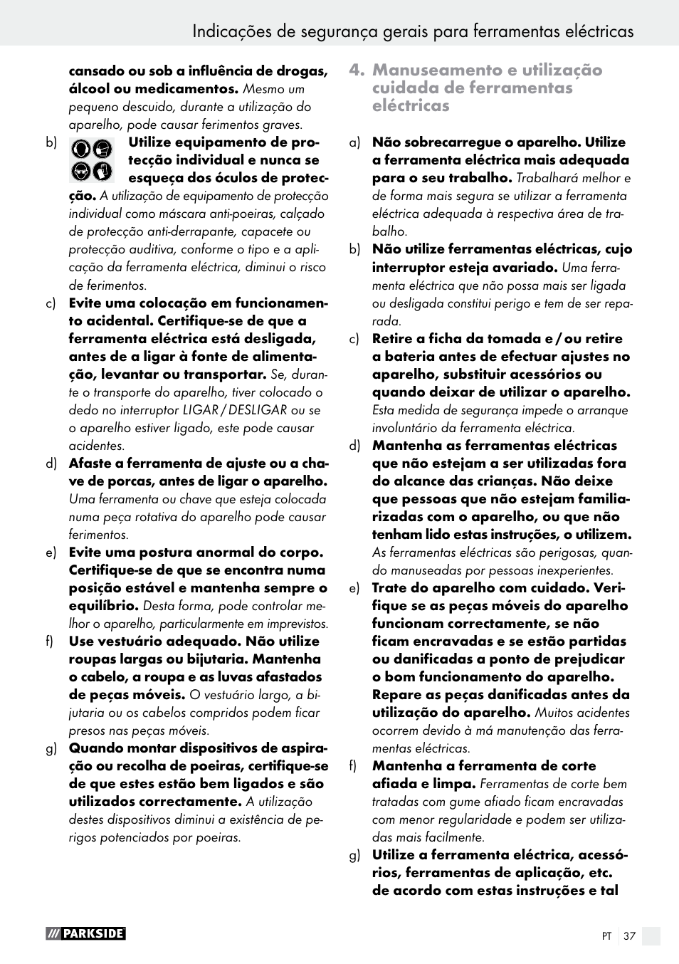 Parkside PFBS 9.6 A1 User Manual | Page 37 / 75