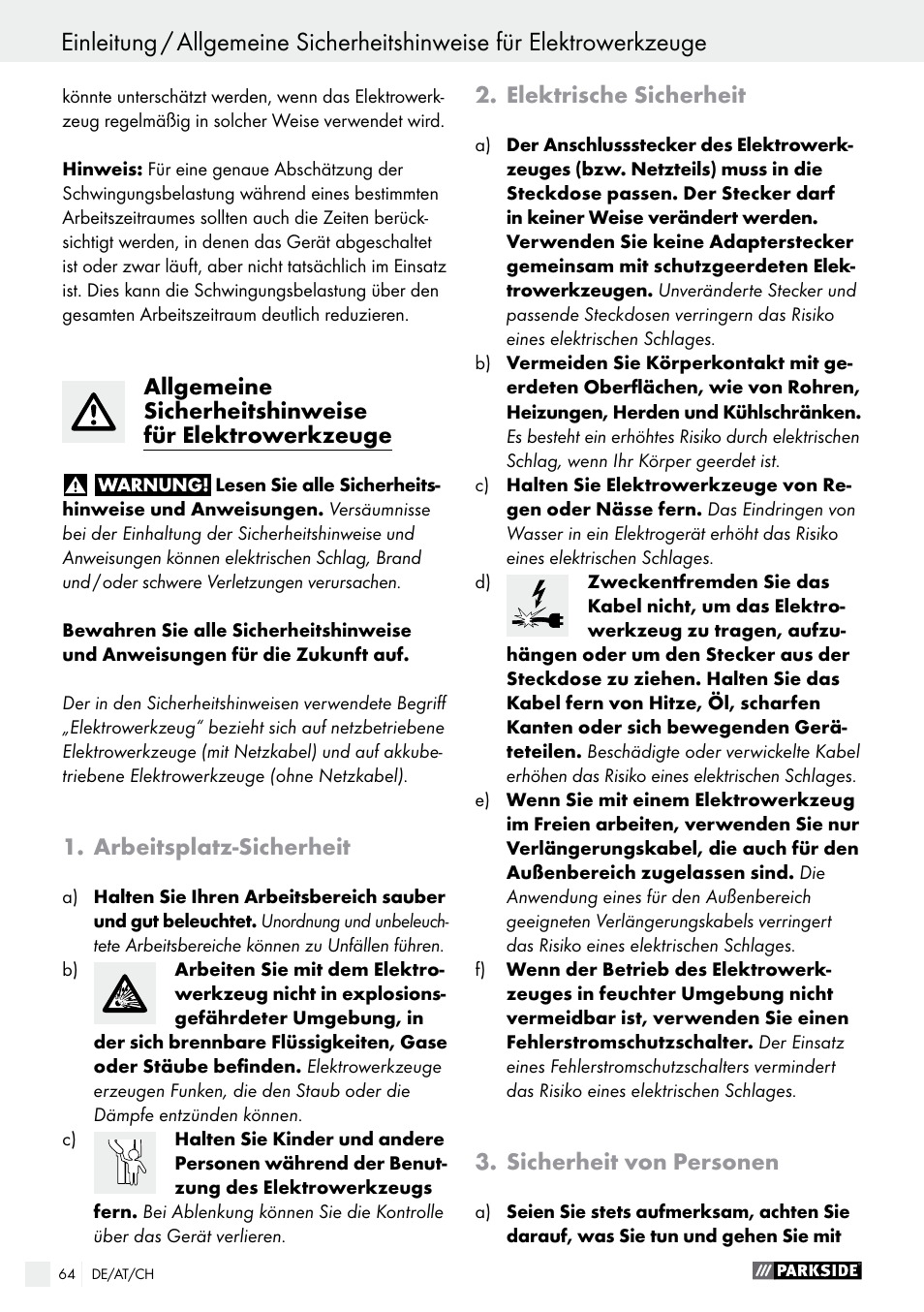 Parkside PFBS 9.6 A1 User Manual | Page 64 / 75