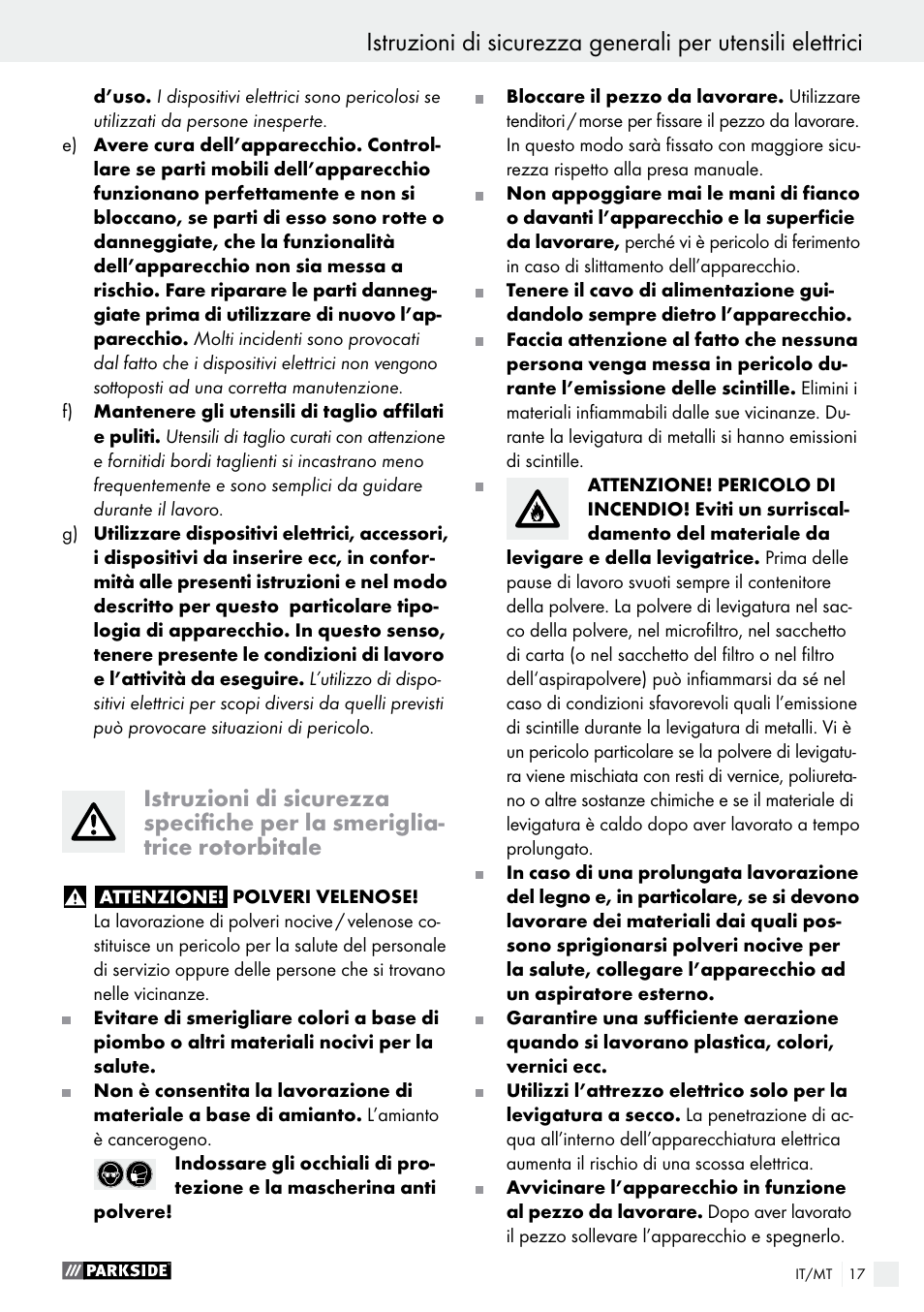 Parkside PEXS 270 A1 User Manual | Page 17 / 46