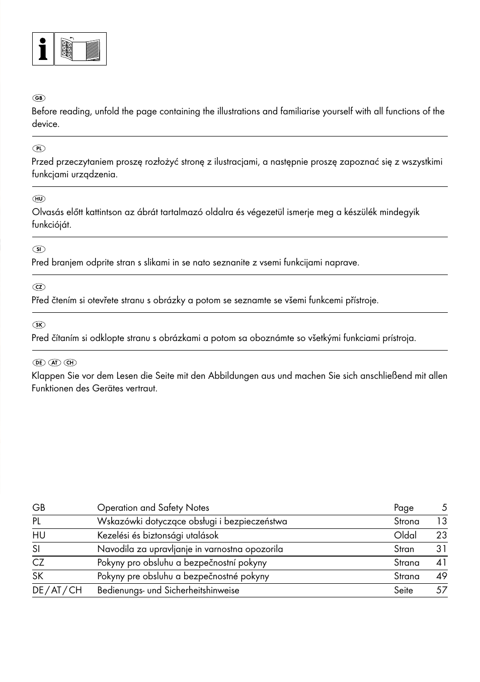 Parkside PEXS 270 A1 User Manual | Page 2 / 66