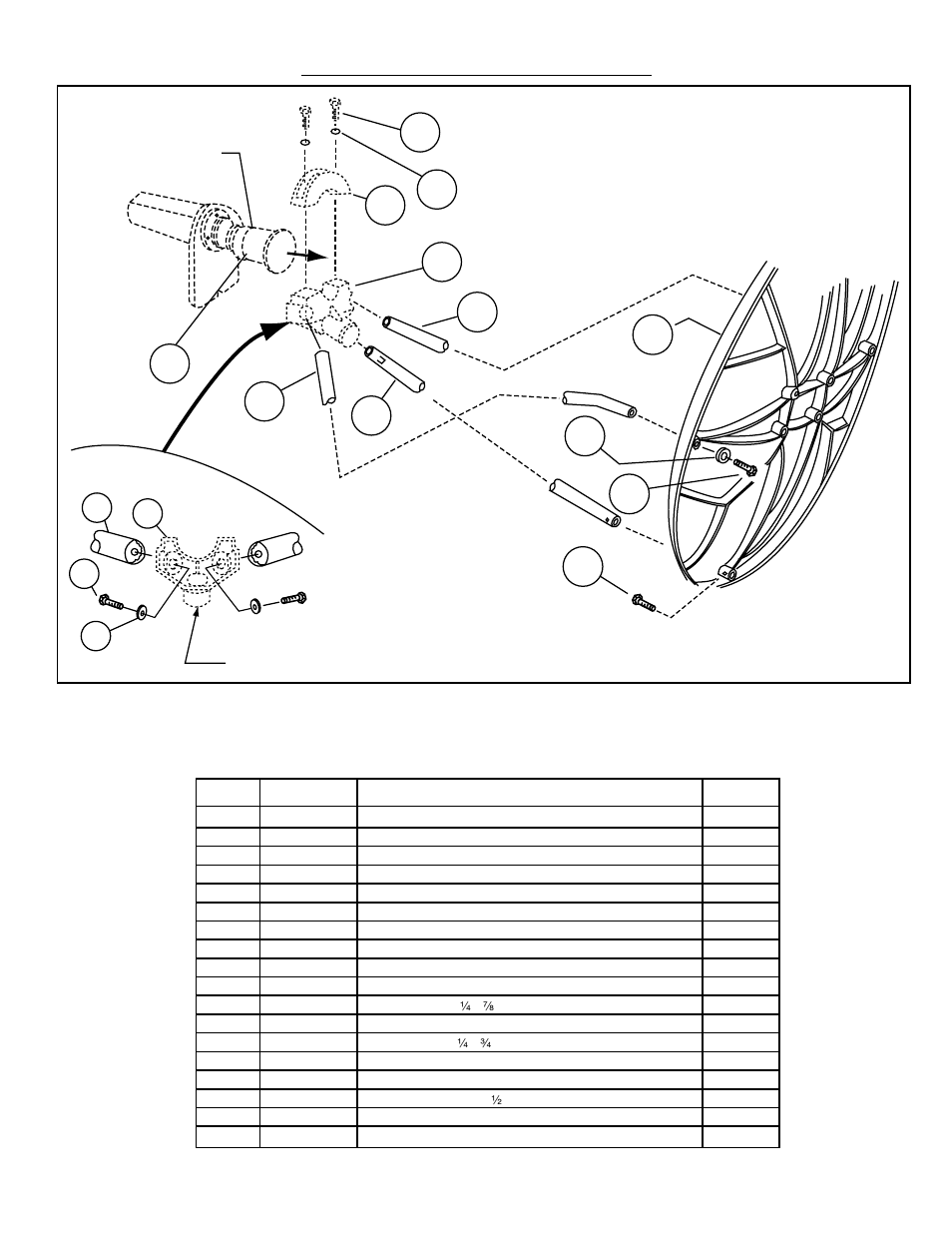 Parts and hardware listing | Channel Master 900 User Manual | Page 13 / 14