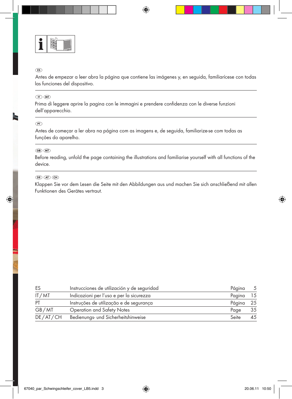 Lijadora orbital / levigatrice orbitale pss 250 a1 | Parkside PSS 250 A1 User Manual | Page 2 / 55