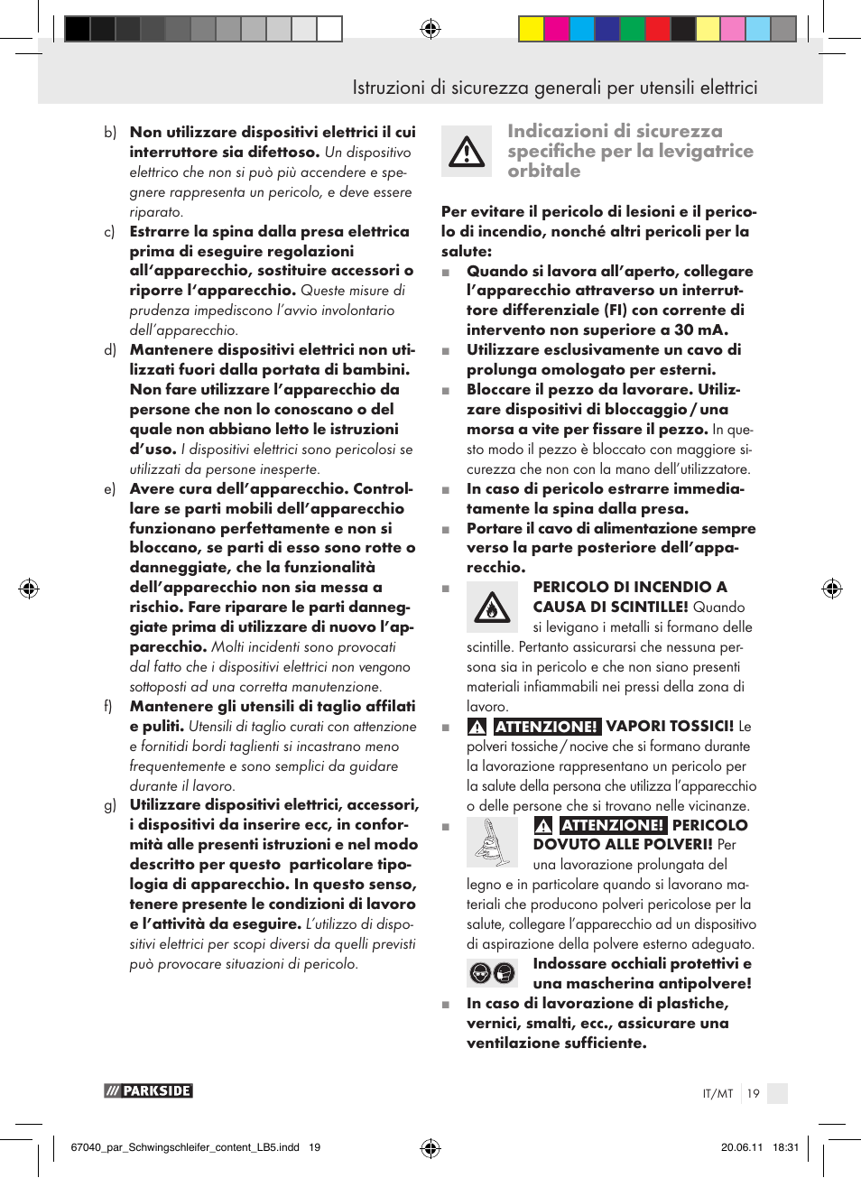 Parkside PSS 250 A1 User Manual | Page 20 / 55