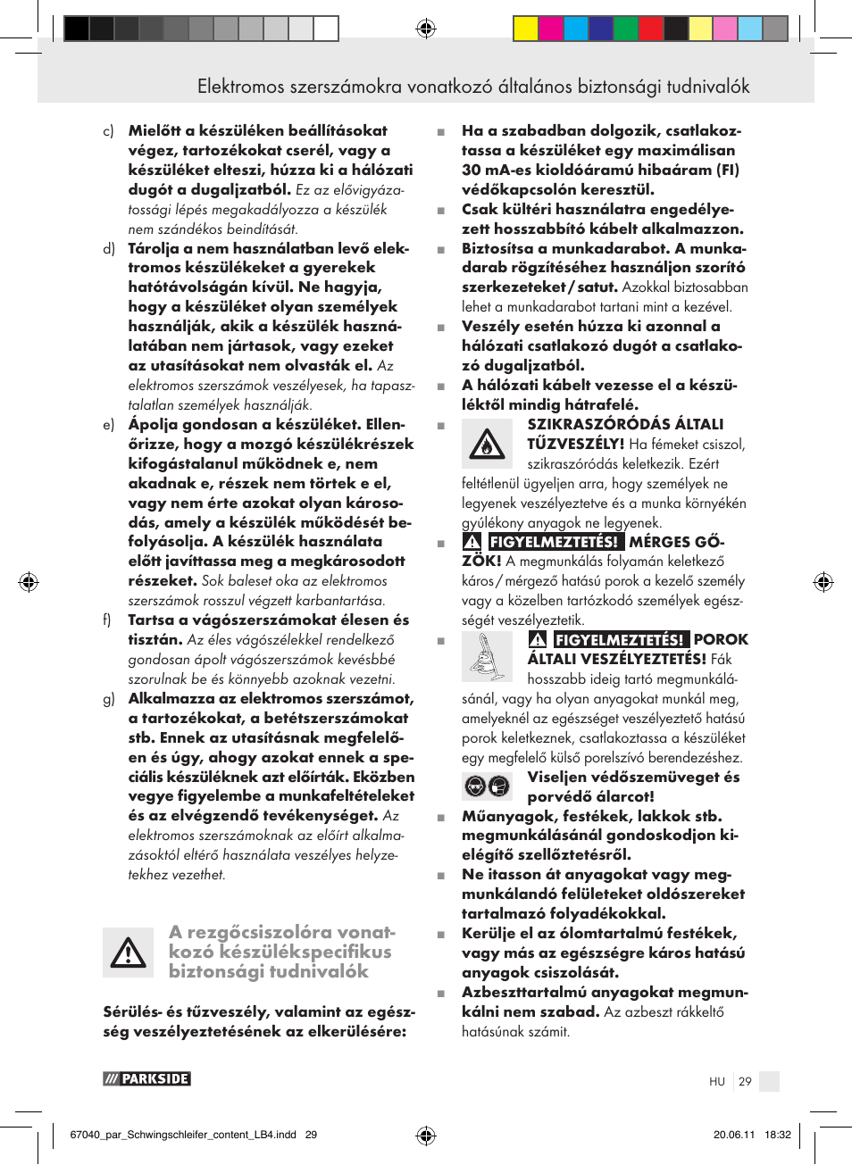 Parkside PSS 250 A1 User Manual | Page 30 / 75