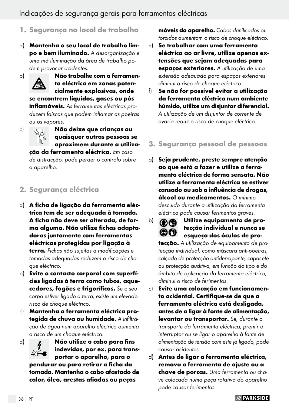 Parkside PMGS 12 A1 User Manual | Page 36 / 70
