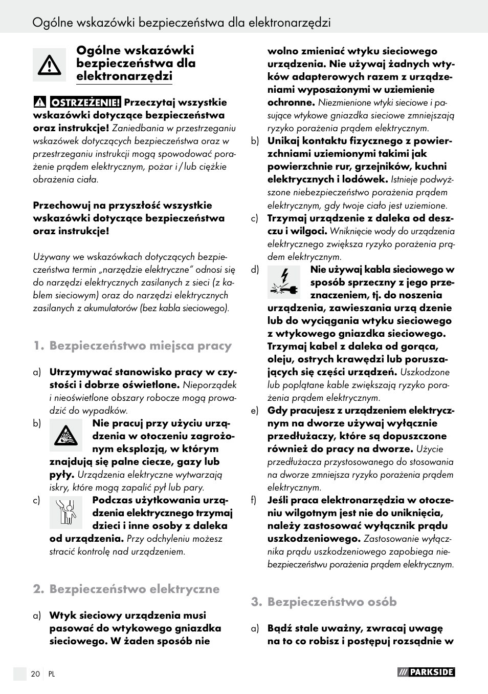 Parkside PMGS 12 A1 User Manual | Page 20 / 96