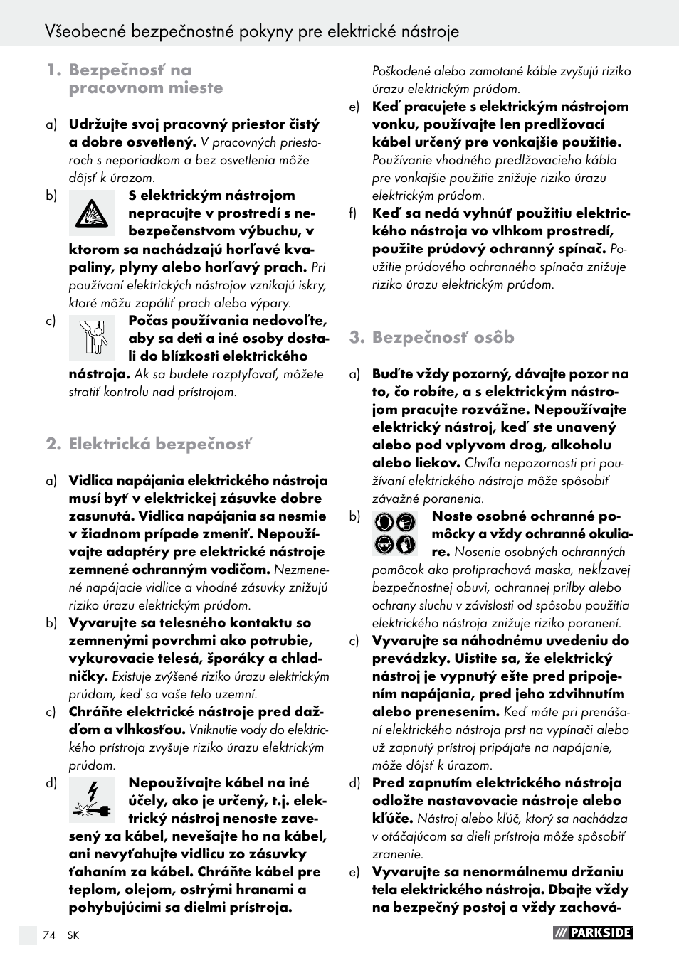 Parkside PMGS 12 A1 User Manual | Page 74 / 96