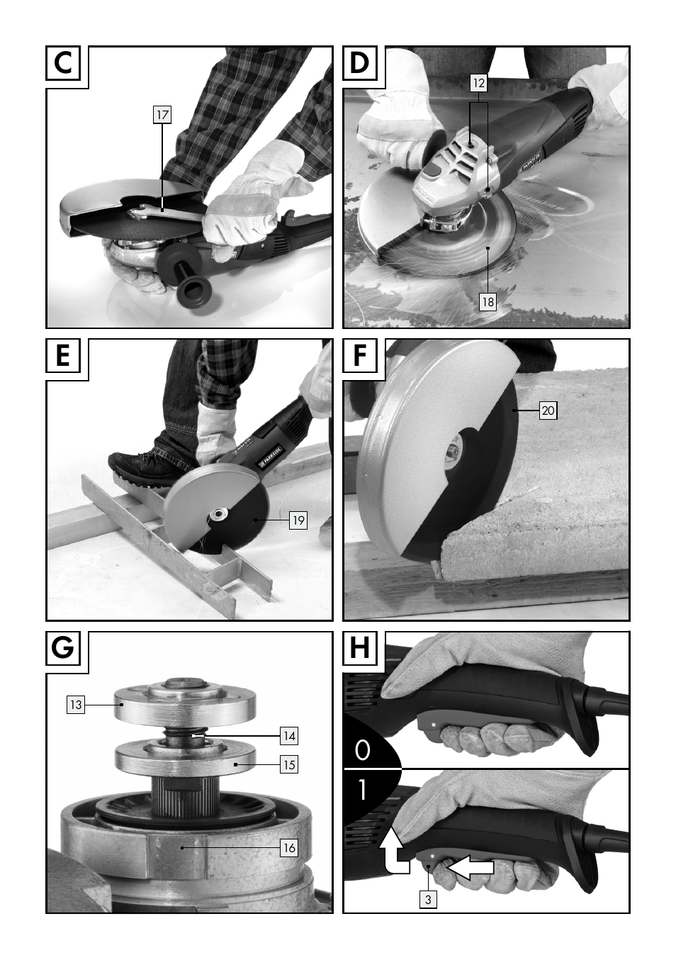 Eg c | Parkside PWS 230 A1 User Manual | Page 4 / 46
