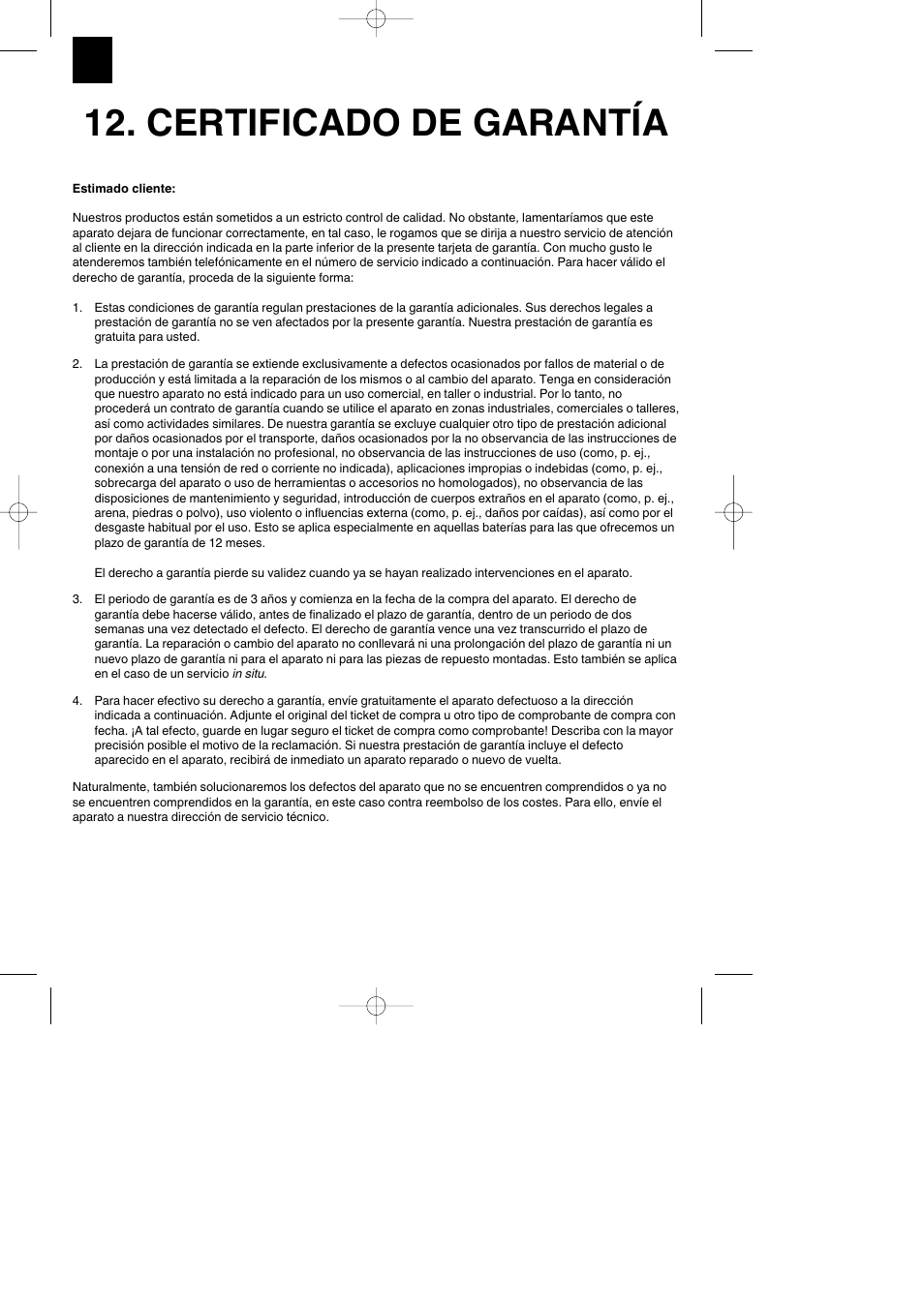 Certificado de garantía | Parkside PASS 3.6 A1 User Manual | Page 18 / 76