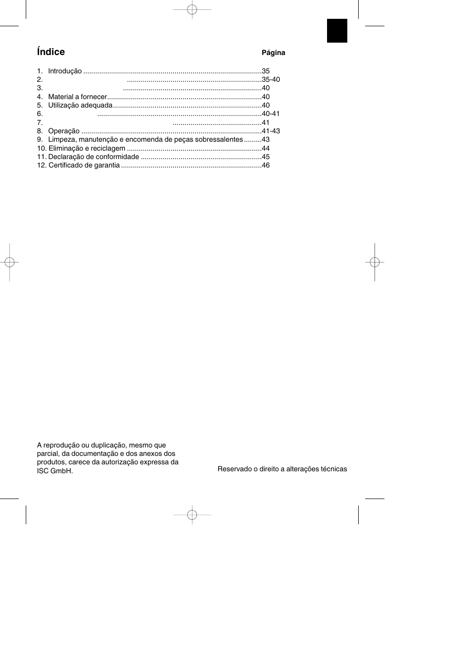 Índice | Parkside PASS 3.6 A1 User Manual | Page 33 / 76