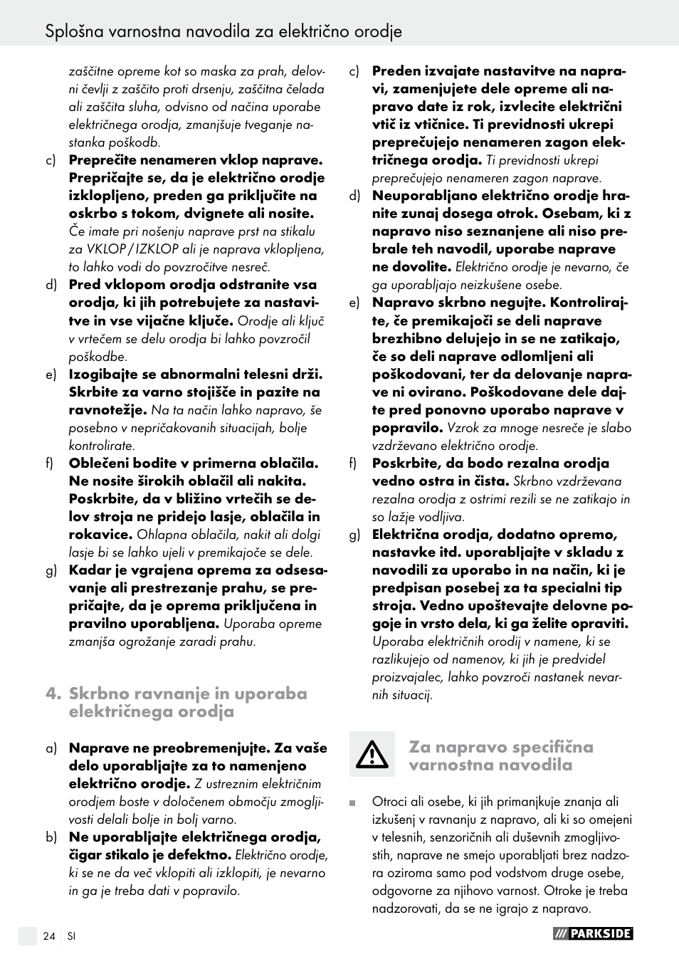 Parkside PHLG 2000 B1 User Manual | Page 24 / 53