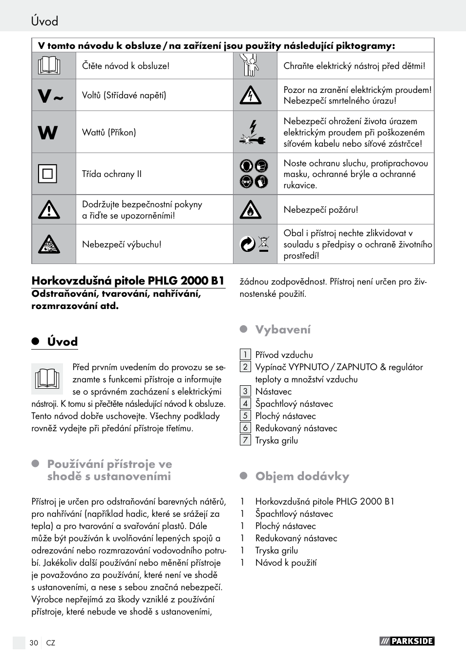 Parkside PHLG 2000 B1 User Manual | Page 30 / 53