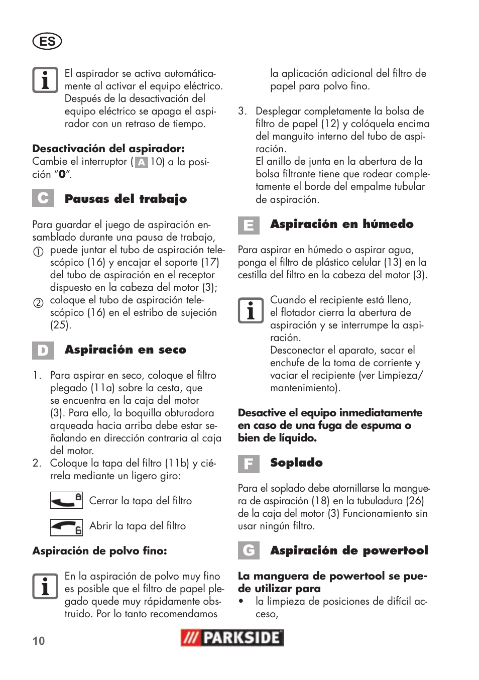 Parkside PNTS 1500 B2 User Manual | Page 10 / 52