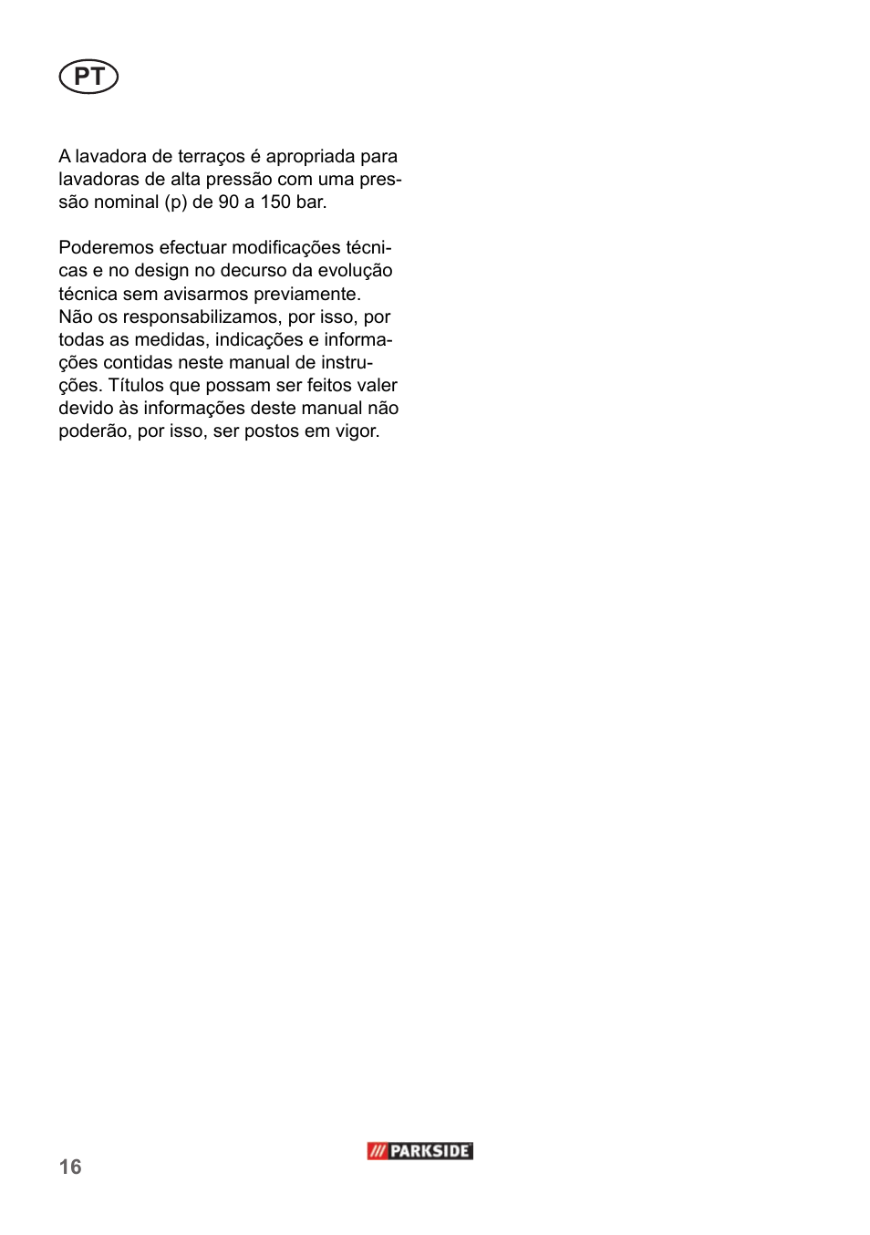 Parkside PPC 30 A1 User Manual | Page 16 / 30