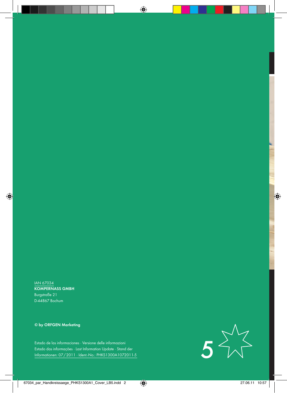 Parkside PHKS 1300 A1 User Manual | Page 75 / 75