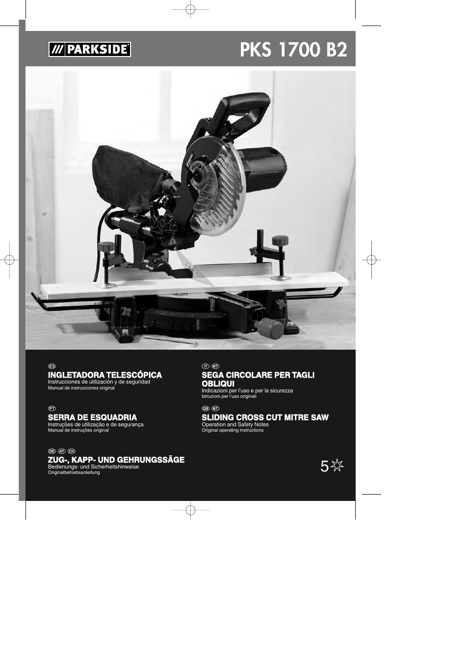 Parkside PKS 1700 B2 User Manual | 88 pages