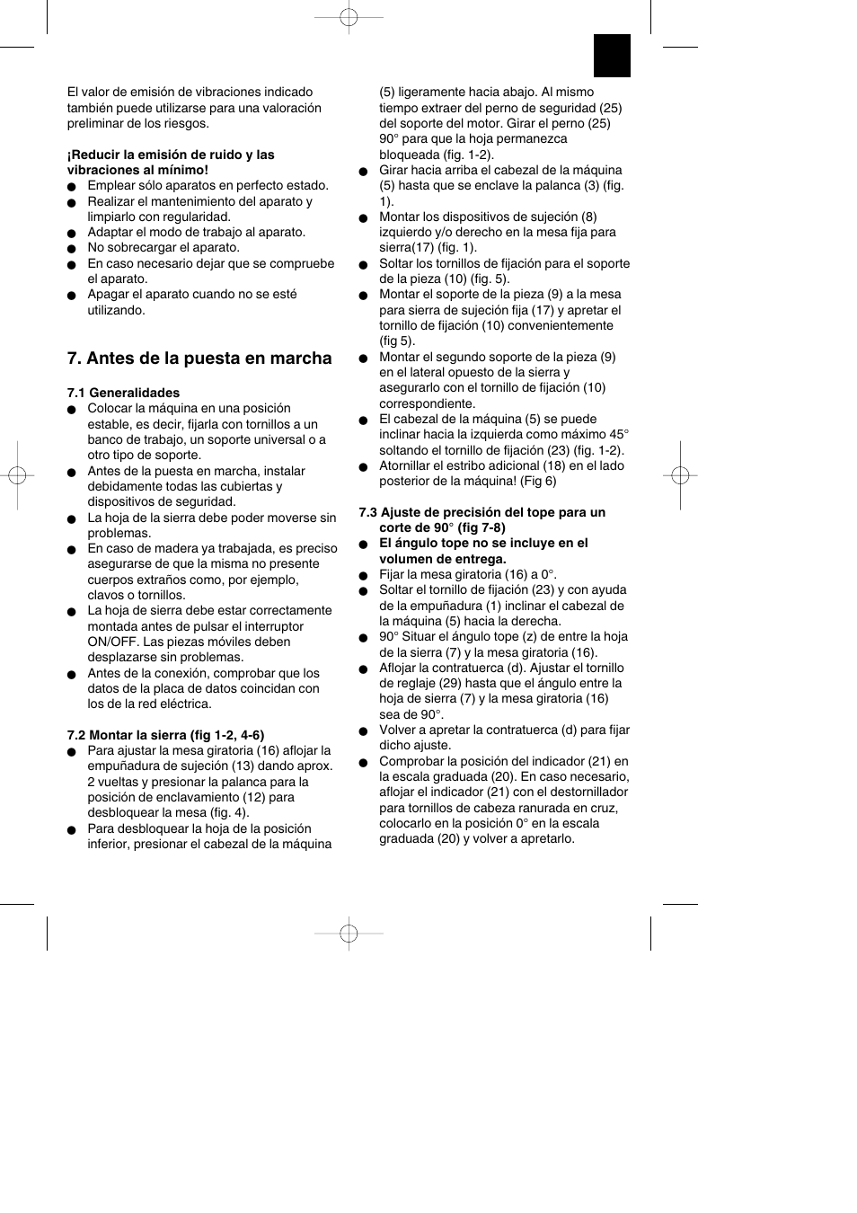 Antes de la puesta en marcha | Parkside PKS 1700 B2 User Manual | Page 17 / 88