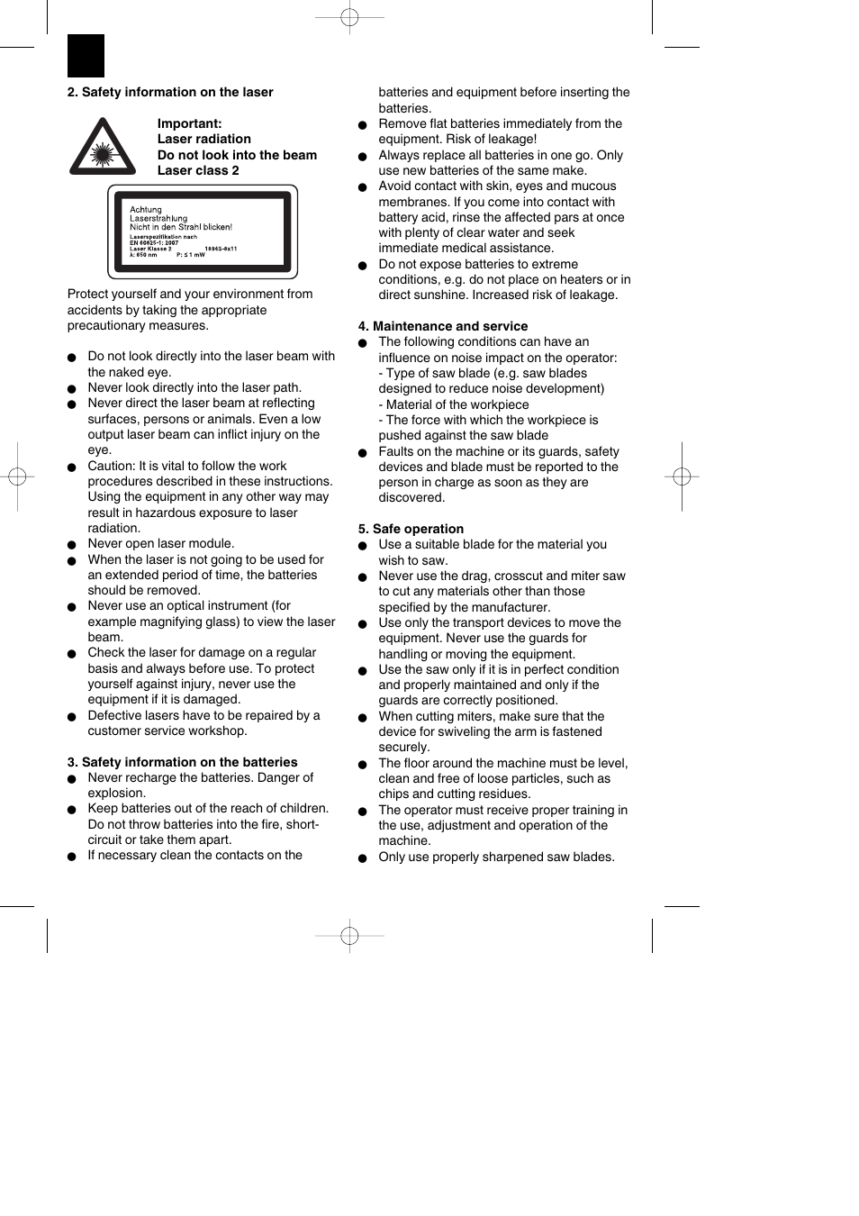 Parkside PKS 1700 B2 User Manual | Page 60 / 88