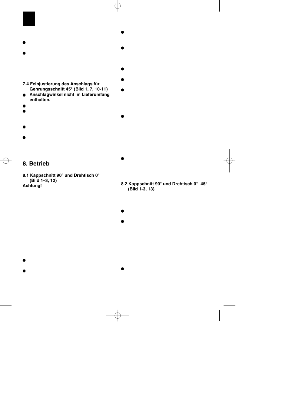 Betrieb | Parkside PKS 1700 B2 User Manual | Page 82 / 88