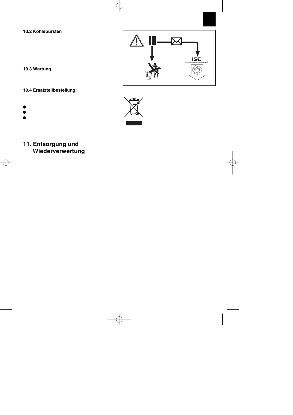 Entsorgung und wiederverwertung | Parkside PKS 1700 B2 User Manual | Page 85 / 88