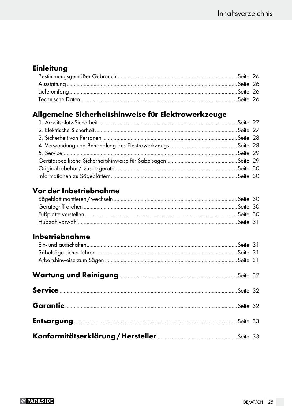 Parkside PFS 710 A1 User Manual | Page 25 / 44