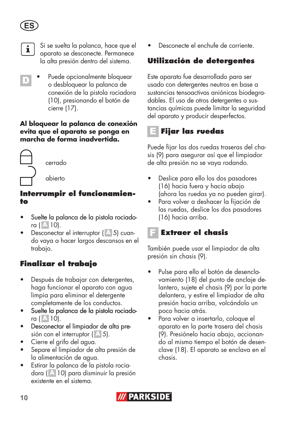 Parkside PHD 100 B2 User Manual | Page 10 / 68