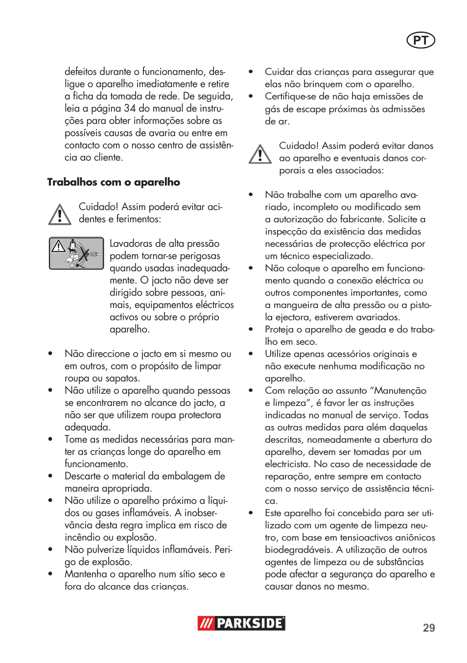 Parkside PHD 100 B2 User Manual | Page 29 / 68