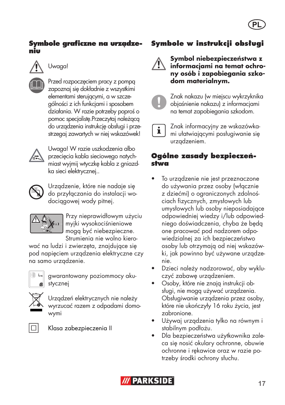 Parkside PHD 100 B2 User Manual | Page 17 / 88