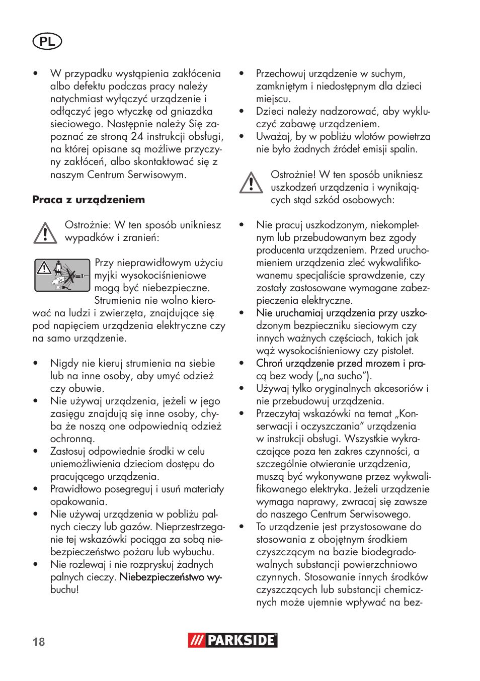 Parkside PHD 100 B2 User Manual | Page 18 / 88
