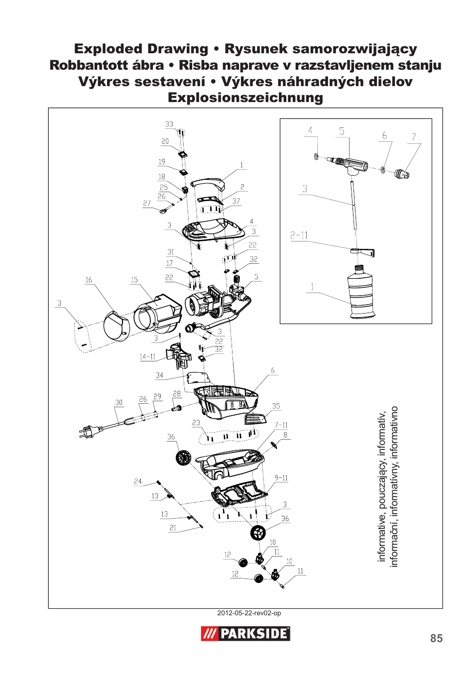 Parkside PHD 100 B2 User Manual | Page 85 / 88