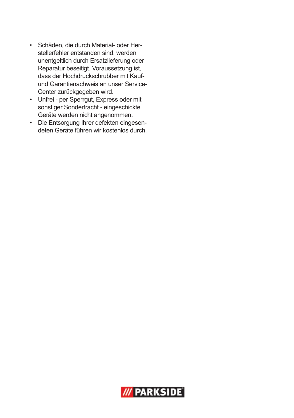 Parkside Pressure Washer Attachment User Manual | Page 9 / 12