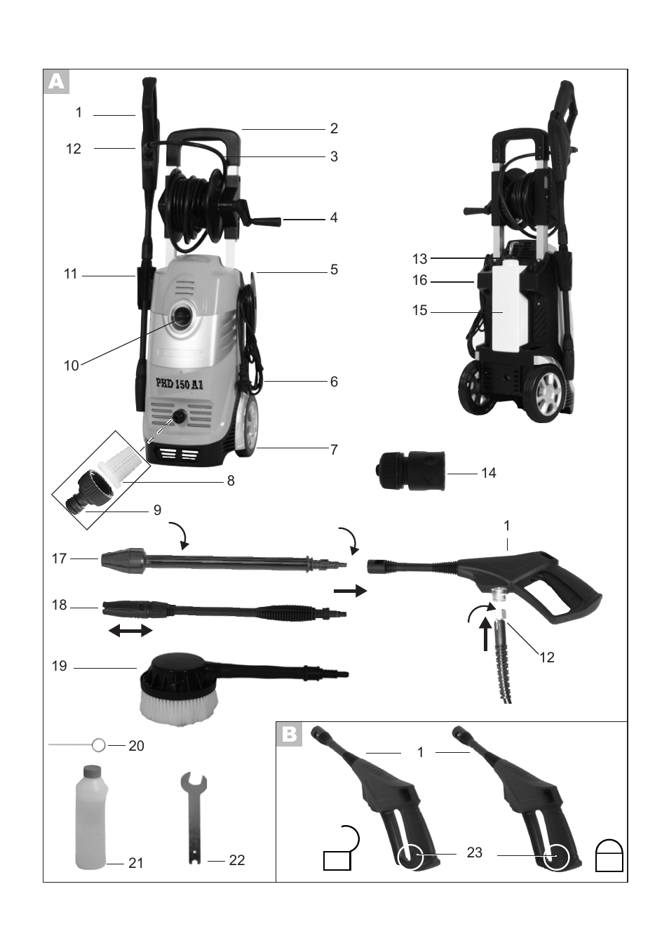 Buchcb6_phd150a1_68584 | Parkside PHD 150 A1 User Manual | Page 3 / 26