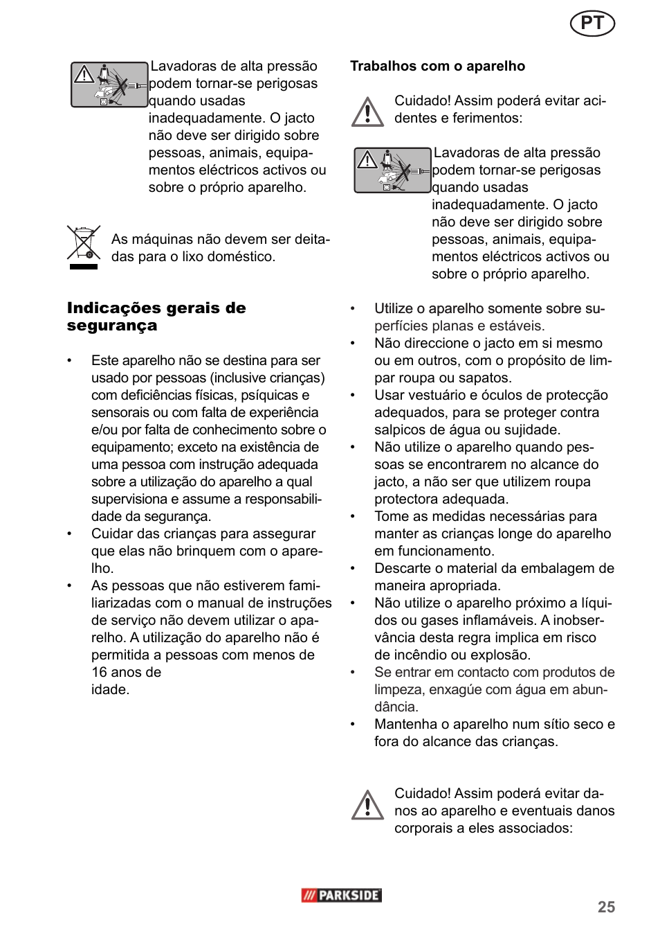 Parkside PHD 150 A1 User Manual | Page 25 / 58