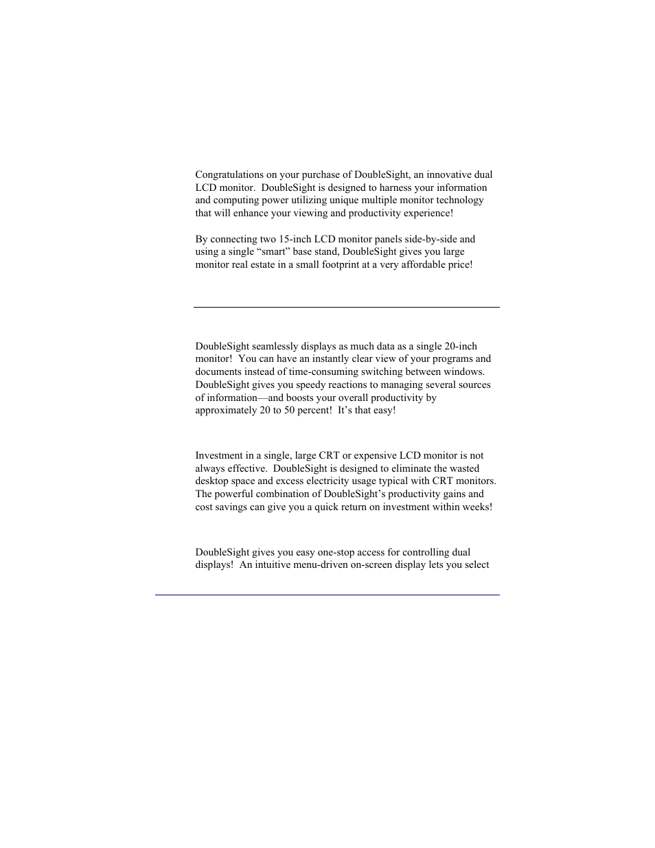 Introduction | DoubleSight Displays DS-15xx User Manual | Page 15 / 53