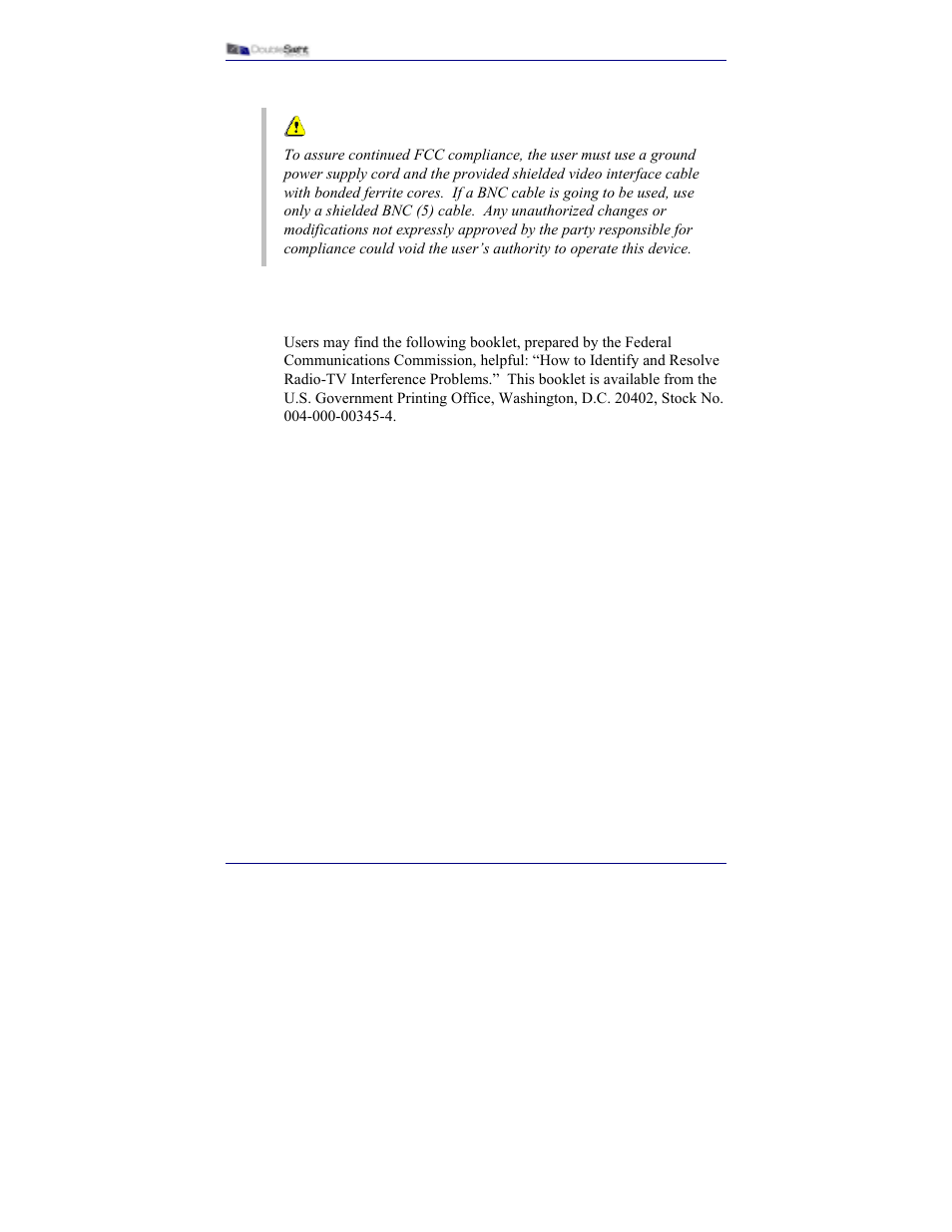 DoubleSight Displays DS-15xx User Manual | Page 52 / 53